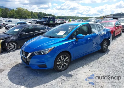 2021 Nissan Versa Sv Xtronic Cvt z USA, uszkodzony, nr VIN 3N1CN8EVXML827193